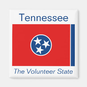 Tennessee-Flaggen-Magnet Magnet