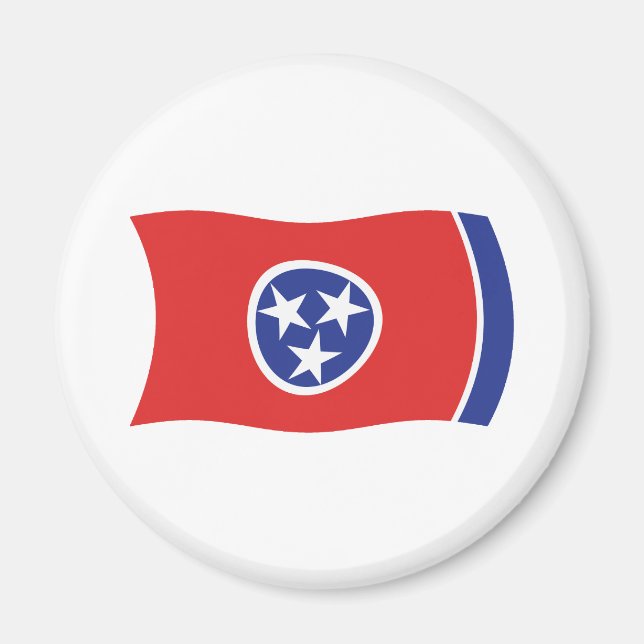 Tennessee-Flaggenmagnet Magnet (Vorne)