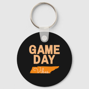 Tennessee Football Game Day Vibes Fall Tailgate Schlüsselanhänger