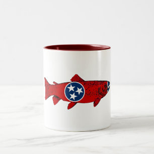 Tennessee Forellenfischen Zweifarbige Tasse