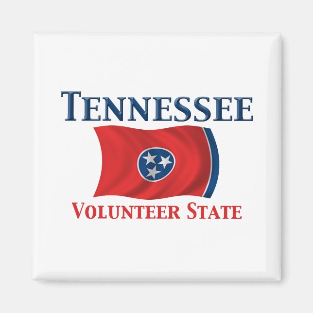 Tennessee - Freiwilliger Staat Magnet (Vorne)