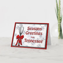 Tennessee Frohe Festtage Lamp Schneeflocke