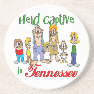 Tennessee Funny Trailer Park Sandstone Untersetzer