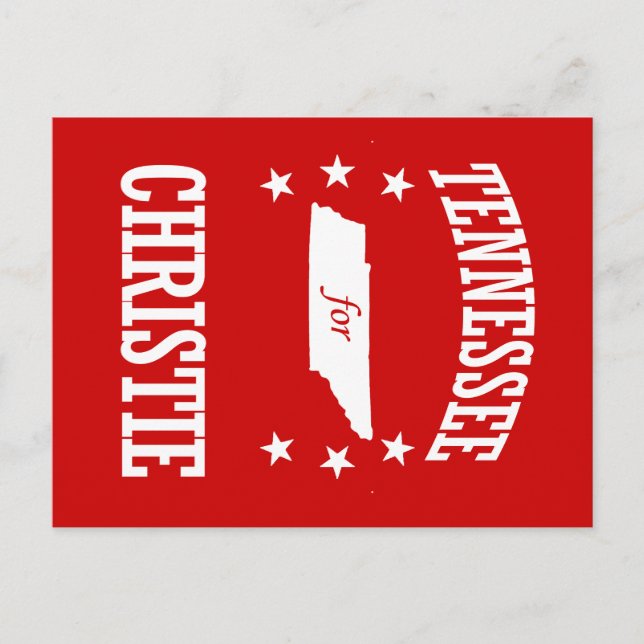 TENNESSEE FÜR CHRISTIE POSTKARTE (Vorderseite)