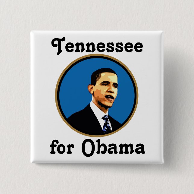 Tennessee für Obama Button (Vorderseite)