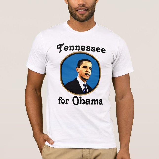 Tennessee für roten Staats-T - Shirt Obama (Vorderseite)