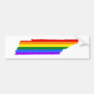Tennessee-Gay Pride Autoaufkleber