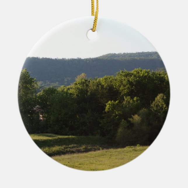 Tennessee-Gebirgsverzierung Keramik Ornament (Vorne)