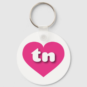 Tennessee heißen rosa Herz - I Liebe Schlüsselanhänger