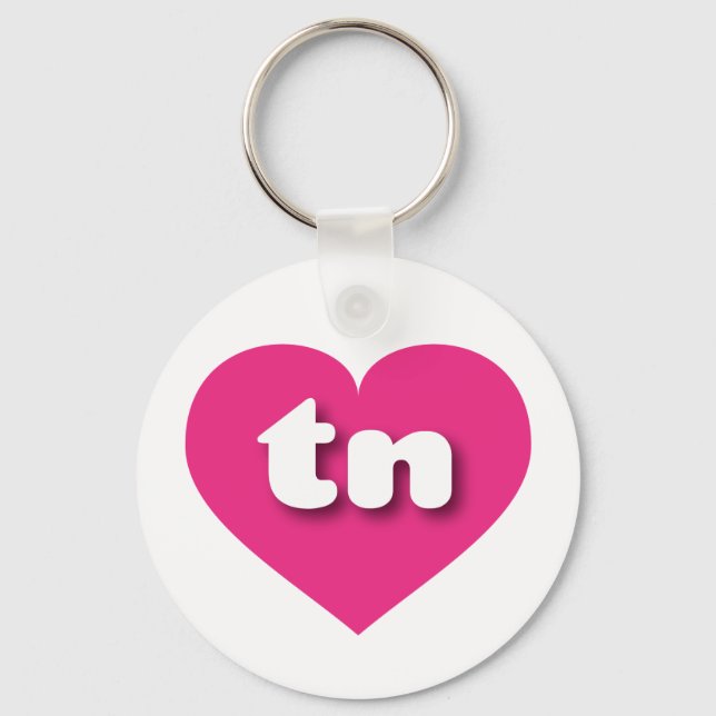 Tennessee heißen rosa Herz - I Liebe Schlüsselanhänger (Vorderseite)
