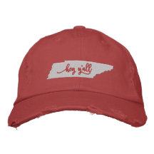 Tennessee Hey Y'all Hat - Red