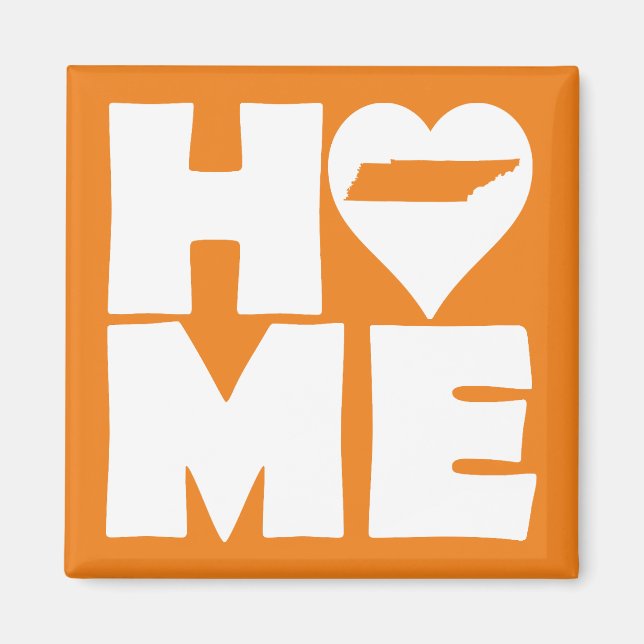 Tennessee Home Heart State Fridge Magnet (Devant)
