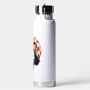 Tennessee-Hund Orange Weiß Rocky Top TN Hund Trinkflasche