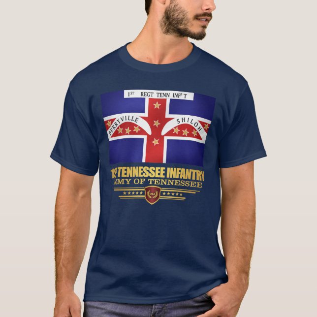 Tennessee Infanterie T-Shirt (Vorderseite)