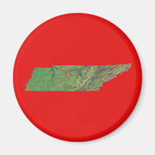 Tennessee-Karten-Magnet Magnet