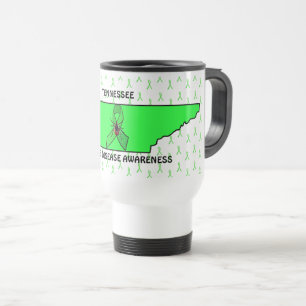 Tennessee Lyme-Borreliose-Aufklärungs-Kaffeetasse Reisebecher