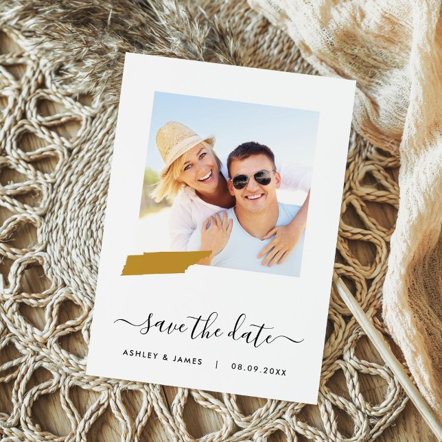 Tennessee Map Foto Wedding Save the Date Card (Von Creator hochgeladen)