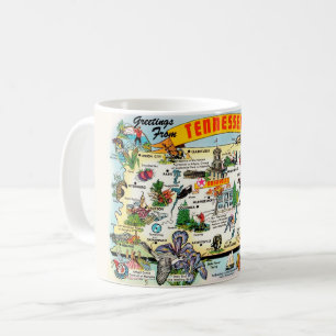 Tennessee Map Tasse