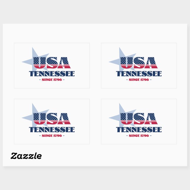 Tennessee Mein Zuhause Staat Sticker (Blatt)
