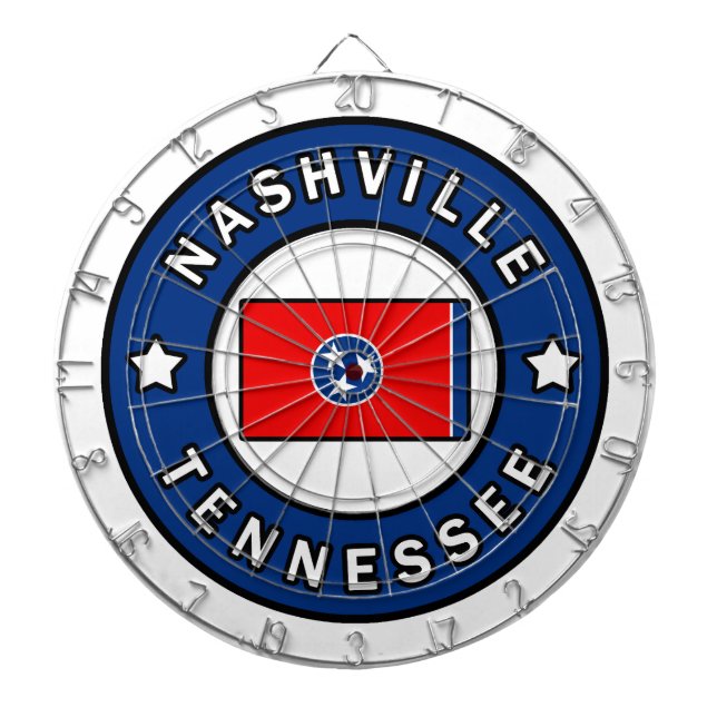 Tennessee Nashville Dartscheibe (vorne)