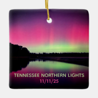 Tennessee Northern Lights Weihnachtsdekoration Keramikornament