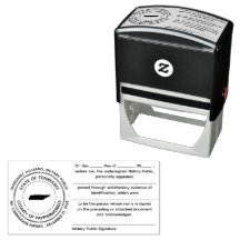 Tennessee Notary Public Recognition Briefmarke
