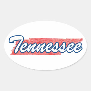 Tennessee Ovaler Aufkleber