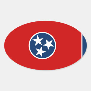 Tennessee Ovaler Aufkleber