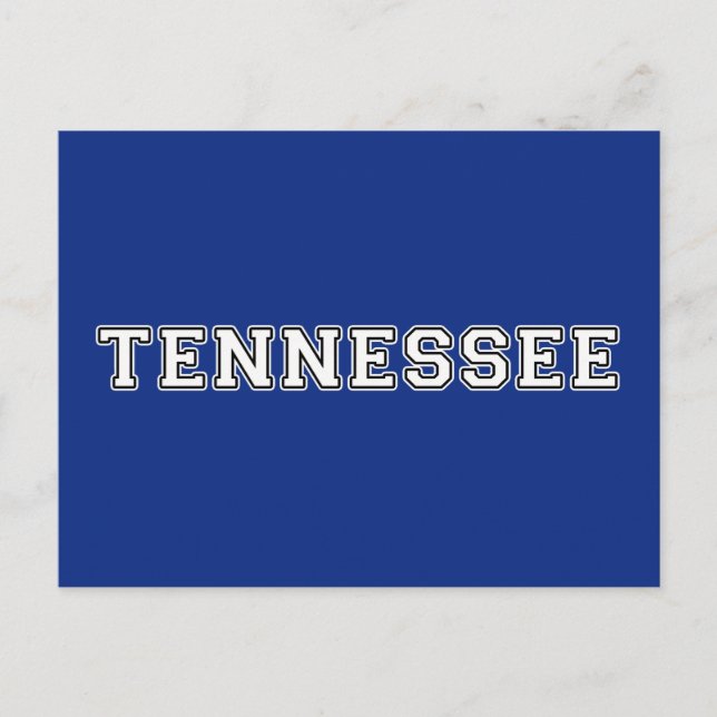 Tennessee Postkarte (Vorderseite)