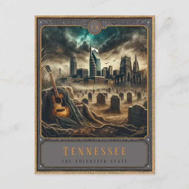 Tennessee | Postkarte Gothic Art (Vorderseite)