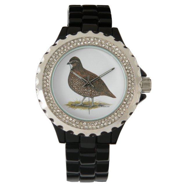 Tennessee Red Quail Armbanduhr (Vorderseite)