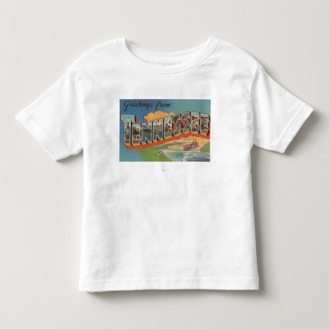 Tennessee (Riverboat-Szene) Kleinkind T-shirt (Vorderseite)