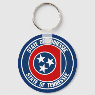 Tennessee-RundEmblem Schlüsselanhänger