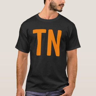 Tennessee Shirt Simple TN Orange Staatsstolz Fan T