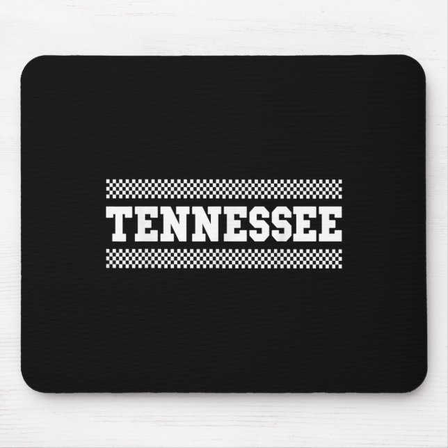 Tennessee Shirts. Tn Us College Font For Men Women Mousepad (Vorne)