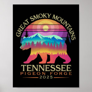 Tennessee Smoky Mountains Familienurlaub 2025 Poster