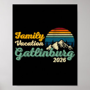 Tennessee Smoky Mountains Familienurlaub 2025 Poster