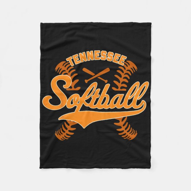 Tennessee Softball  Fleecedecke (Vorderseite)
