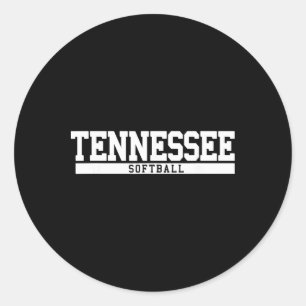 Tennessee Softll _4 Runder Aufkleber