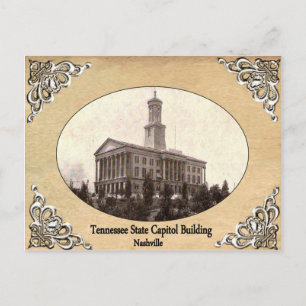 Tennessee Staat Hauptstadt Gebäude Alte Postkarte