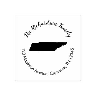 Tennessee Staat Rücksendeadresse Gummi Briefmarke Gummistempel