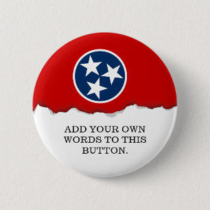 Tennessee-Staats-Flagge Button