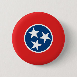 Tennessee-Staats-Flagge Button