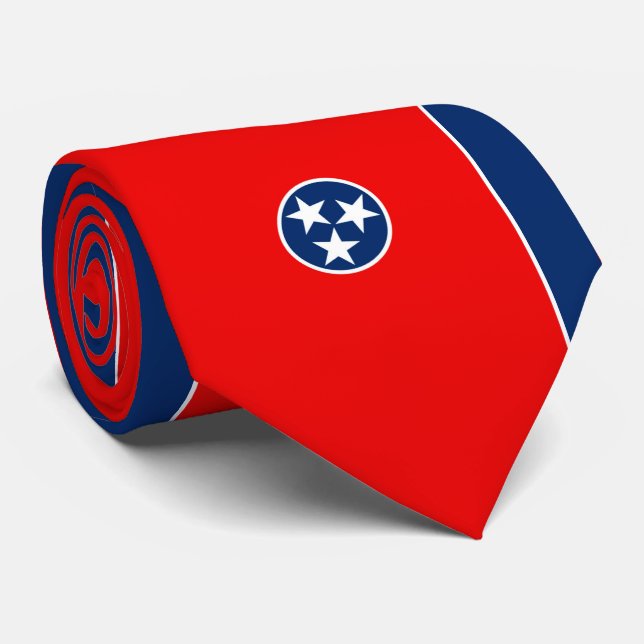 Tennessee-Staats-Flaggen-Entwurf Krawatte (Gerollt)