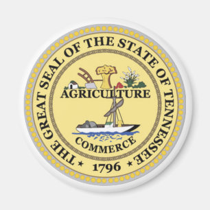 Tennessee-Staats-Siegel Magnet