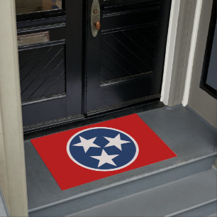Tennessee State Flag Blaue weiße Stars Fußmatte