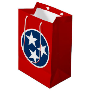 Tennessee State Flag Blaue weiße Stars Mittlere Geschenktüte