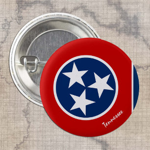 Tennessee-Taste, patriotische Tennessee-Flag-Mode Button