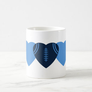 Tennessee Titans Fußball Herzdesign Kaffeetasse