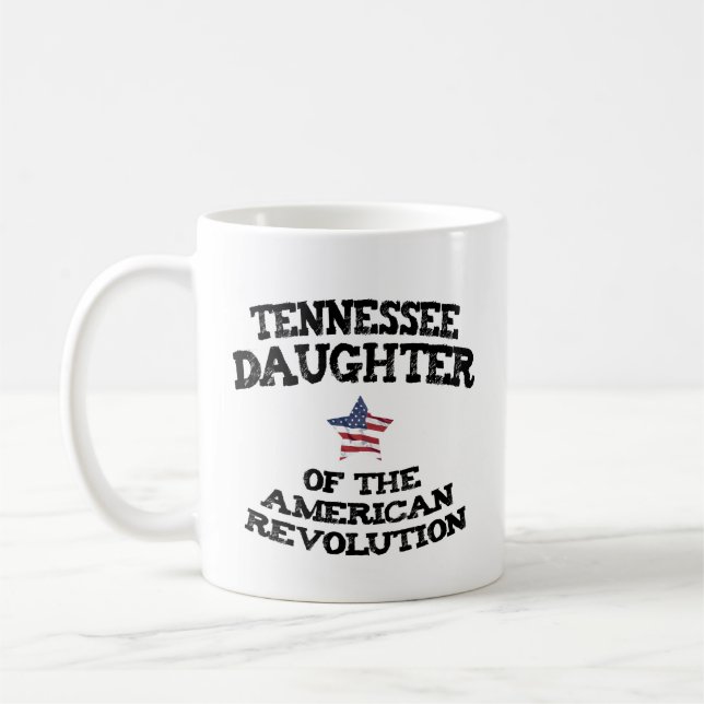 Tennessee-Tochter der Amerikanischen Revolution US Kaffeetasse (Links)